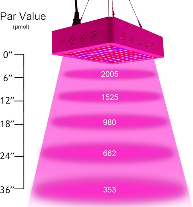 300 Watt Led Grow Light Plant Grow Lights Full Spectrum with UV&ampIR for Hydroponic Indoor Plants Growing Veg and Flower Sold by Castnoo