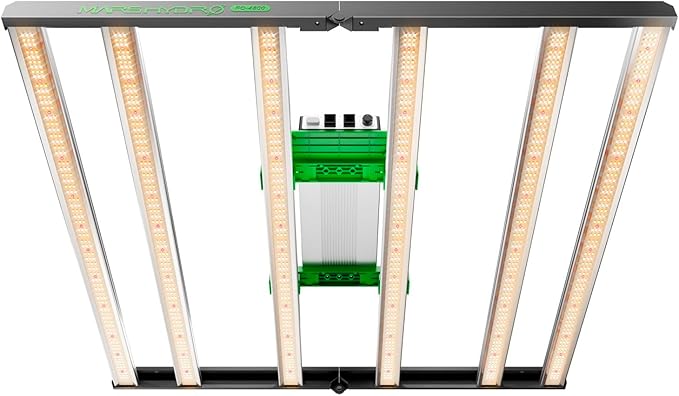 MARS HYDRO FC4800 Samsung LM301H EVO Bar LED Grow Light 4x4 1296 Diodes and iConnectu Controller