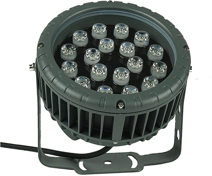 LED Landscape Lights Garden Lights IP66 Waterproof 270° Angle Adjustment Round Flood Light for Outdoor Garden Piazza Illumination Decoration