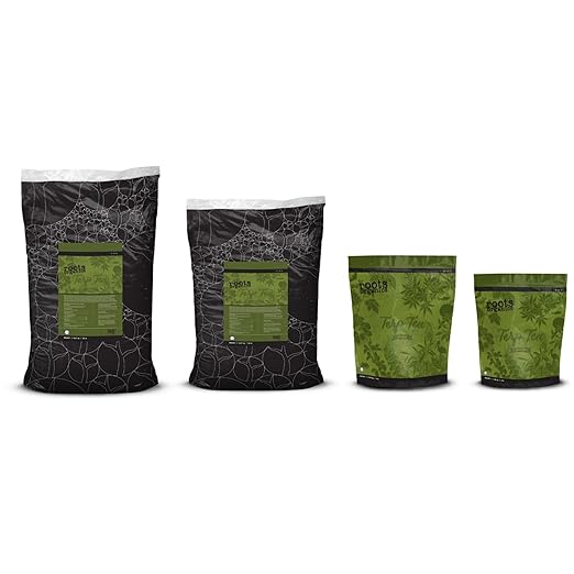 Roots Organics Terp Tea Grow Dry Fertilizer Plant Additive for Large &amp Small Gardens Use as Base Amendment to Increase Microbial Activity 40 Pounds