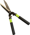 GARDEN GURU Hedge Shears Clippers for Trimming &amp Shaping Borders Boxwood Decorative Shrubs Bushes Grass – 15 inch High Carbon Steel Gardening Hedge Clippers &amp Shears with Comfort Grip Hand