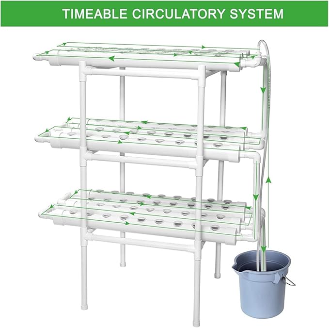 Hydroponics Growing System Smart Planter Frame with Full Spectrum LED Lights Automatic Timer Intelligent Garden ToolsHydroponic Growing Kits &amp Systems