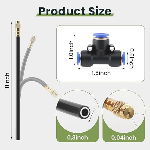 100FT Smart Drip Irrigation System with Water Timer – Automatic Garden Watering System with 360° Bendable Hose &amp 24 Adjustable Nozzles for Garden Yard LawnCompatible with 3/4 &amp 1/2 Hose