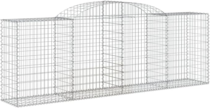 3-Piece Galvanized Gabion Basket Set 118x118x47 in Raised Garden Bed for Outdoor Backyard Patio