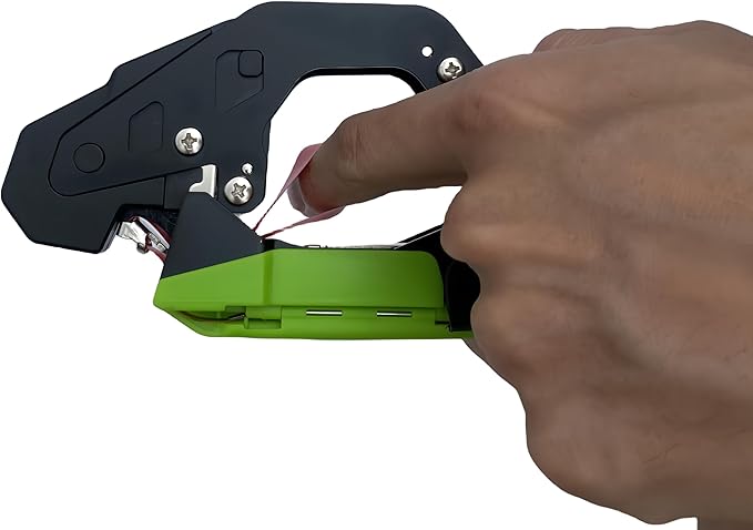 Plant Tying Machine Set Vine Tying Machine for Climbing Plants Tomato Tomatoes Vining Vegetables Flower PlantingCucumber 10000pcs Staples 20 Rolls (Green)