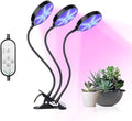 45W LED Plant Grow Light Indoor 3-Head 360¡ãFlexible Gooseneck Arm Automatic Timing Function Grow Light 5 Dimmable Levels Spectrum with Desk Clip Plant Light