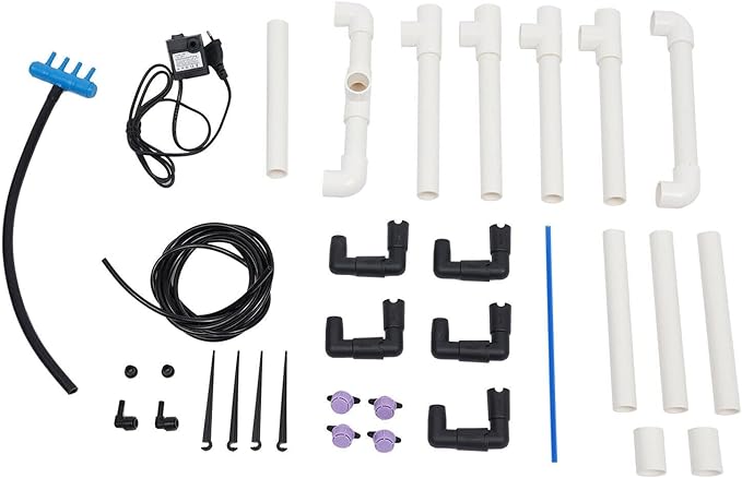 Deep Water Culture Hydroponic System Grow Kit W/Submerged Pump 11L 5 Box