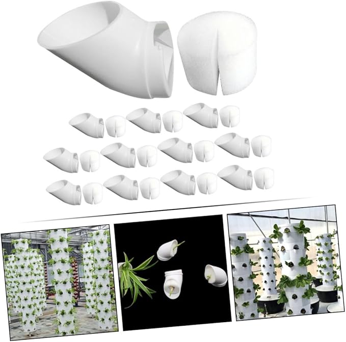 GANAZONO 1Set Hydroponic Planting Sponge Cups Hydroponics for Unsoiled Plant Cultivation for Garden Balcony Flower Nursery Use