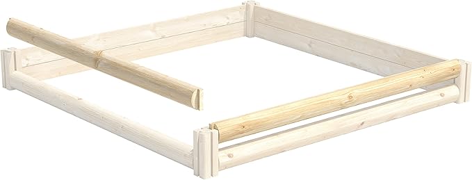 Greenes Fence Spruce Raised Garden Bed 4' x 4' x 5.5 (2-Pack) - Made in USA with North American Spruce
