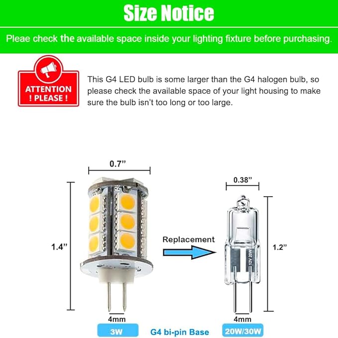 T3 G4 Bi-pin LED Light Bulbs and LED Brass Spotlight Uplight 12V Low Voltage Landscape Outdoor Lighting