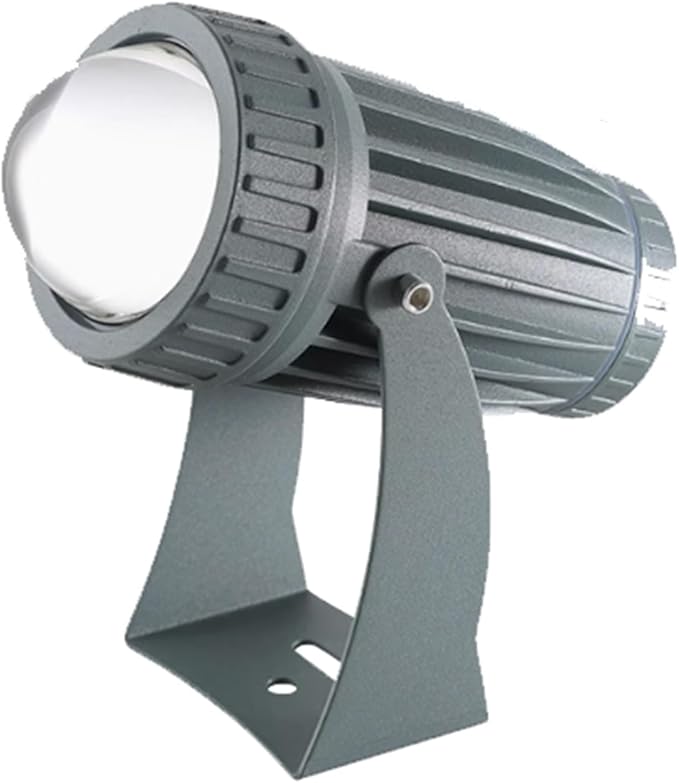 10W LED Spotlight - Outdoor Landscape Lamp IP67 Waterproof Adjustable 180° Bracket AC 220V Narrow Beam Wall Light (Red 20W) for Garden &amp Pathway Lighting