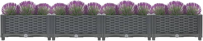 Raised Bed 63x15.7x9.1 Polypropylene SE100633
