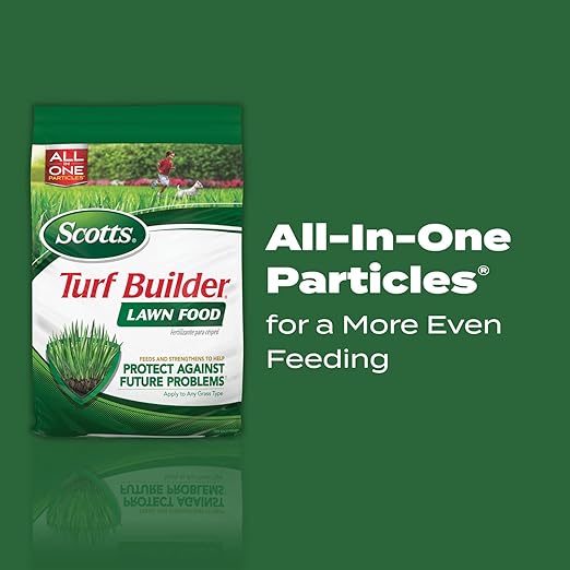 Scotts Turf Builder Lawn Food - Fertilizer for Grass For All Grass Types 5000 sq. ft. 12.5 lb.