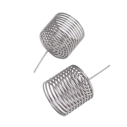 100Pcs Fertilizer Basket Fertilizer Mesh Baskets Automatic Planting Fertilizers Baskets Bonsai Fertilizer Box Column Shape Stainless Steel Fertilizer Baskets for Garden (L)