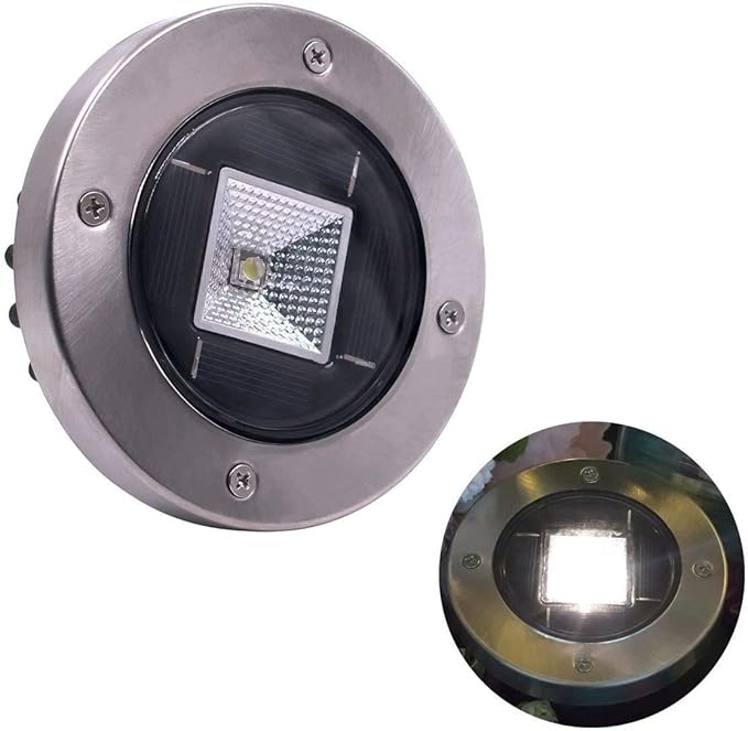 Solar Thin Led Outdoor Garden Landscape Lighting Landscape Spotlights Led Spot Light for PathwayYardDeckLawnPatioWalkway/White Light