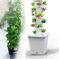 Grow Vertical Hydroponic Tower for Indoor Growing System Aeroponics with Moisturizing Pump Hydroponic Tower for Vegetables20holes