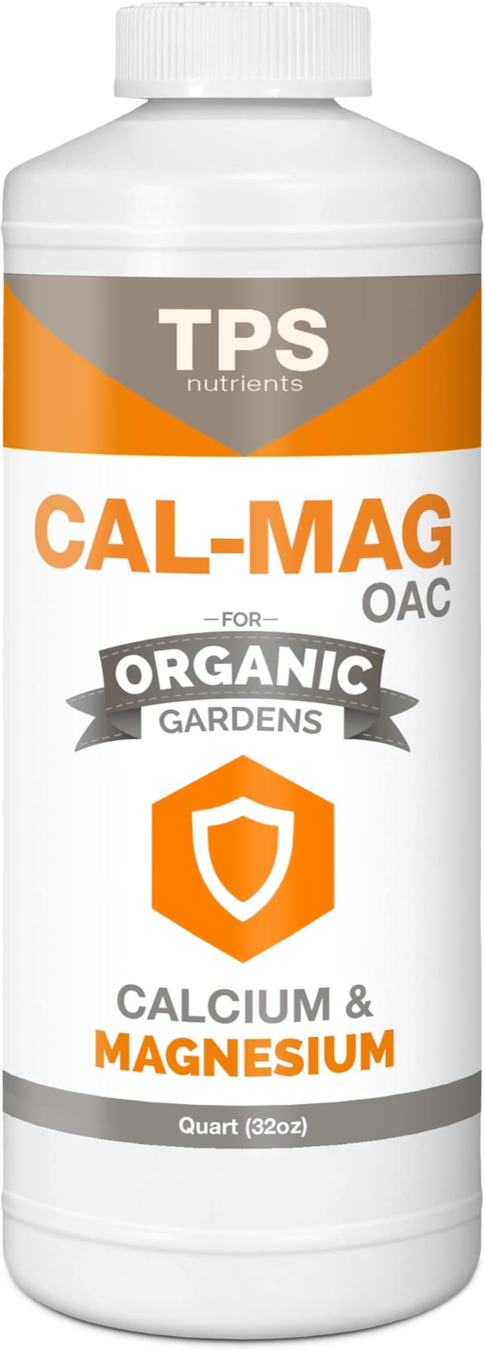 TPS NUTRIENTS Organic Cal-Mag OAC Plant Nutrient and Supplement Plus Iron and Micronutrients 1 Quart (32 oz)