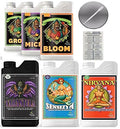 Advanced Nutrients Bloom Grow Micro 1L &amp Nirvana 1L Sensizym 1L Tarantula 1L Bundle Conversion Chart and 3mL Pipette