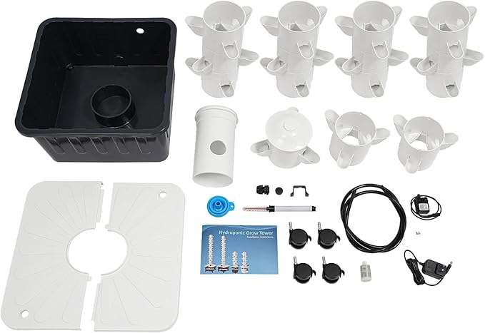 45-Pod Hydroponic MechanismHydroponic Tower Growing SystemVertical Growing System KitGarden Tower with 20L TankIndoor Farming Garden Planter for Home Apartment (Type-2)