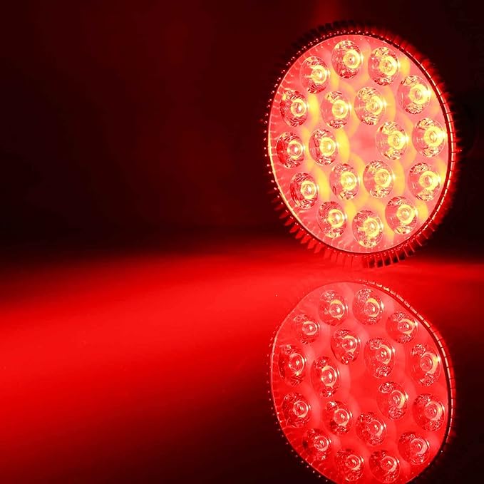 Deep Red 660nm Led Grow Lights Bulbs for Growth Bloom Fruiting Red Spectrum Enhancement LED Plant Light Bulbs for Indoor Plants 2 Pack