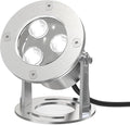 Underwater LED Pond Lights - 9W 5700K Bright White LED Pond Light Works at 12V AC/DC Low Voltage - STAINLESS STEEL IP68 Submersible for Fountains Ponds Waterfalls and Landscape Lighting Purposes