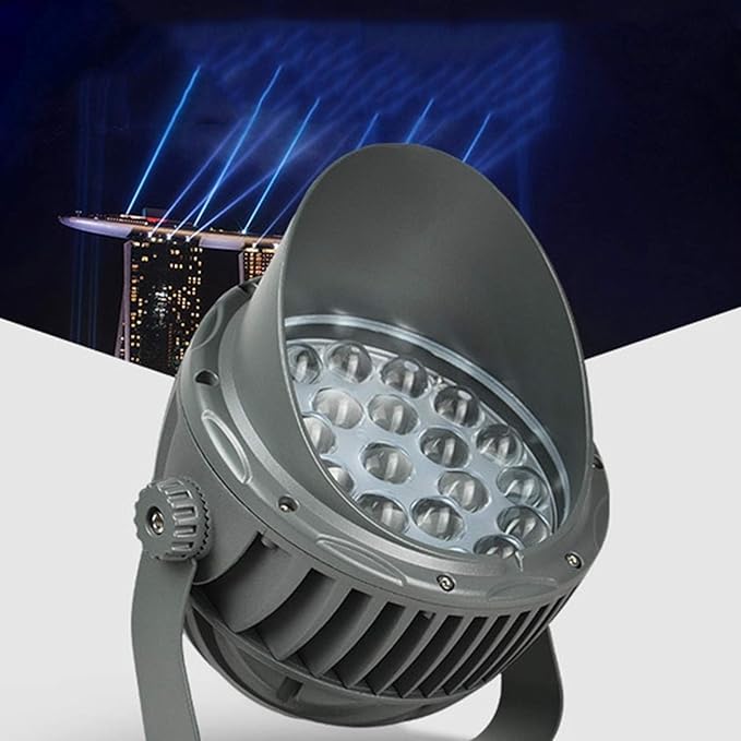 LED Spotlight AC85-265V Spotlight Led Beam Light A Beam Of Outdoor Light Waterproof Long-range Beam Projection Light Outdoor Narrow Light Wall Washer Light Pole Light(Yellow60W(ac85-265V))
