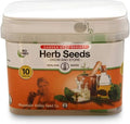 Survival Storage Culinary Herb Garden Seeds - 10 Varieties - Over 40000 Non-GMO Cooking Herb Seeds - Non-Hybrid Open Pollinated - Long Shelf Life Emergency Seed Vault