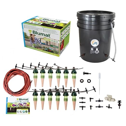 Blumat TROPF Medium Deluxe Irrigation Kit (12 Pack) Water Up to 12 Plants | Automatic Watering System | Garden Patio Hanging Baskets Raised Bed Greenhouse | Sustainable Outdoor System