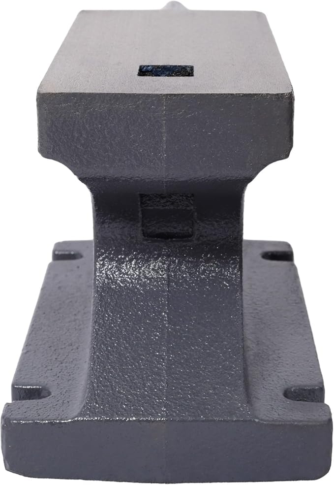 Donext Cast Iron Anvil Tool 6.8x3.3 Inch Blacksmith Anvil with Round Horn Heavy Duty Metalworking Tool for Forging Shaping Bending