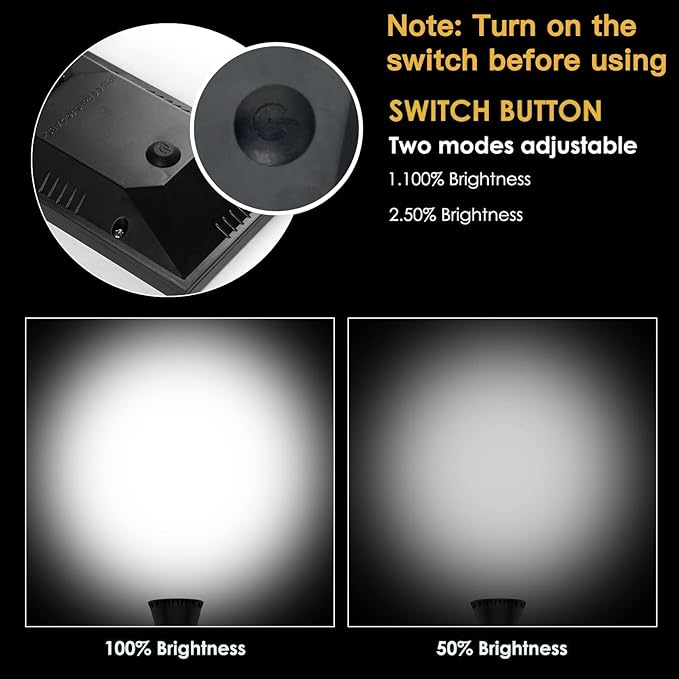 MEIHONG Solar Spot Light Outdoor Waterproof LED Landscape Lights Dusk to Dawn 2-in-1 Solar Spotlight Solar Powered Accent Lights for Garden Porch Walkway Patio (4 Pack)