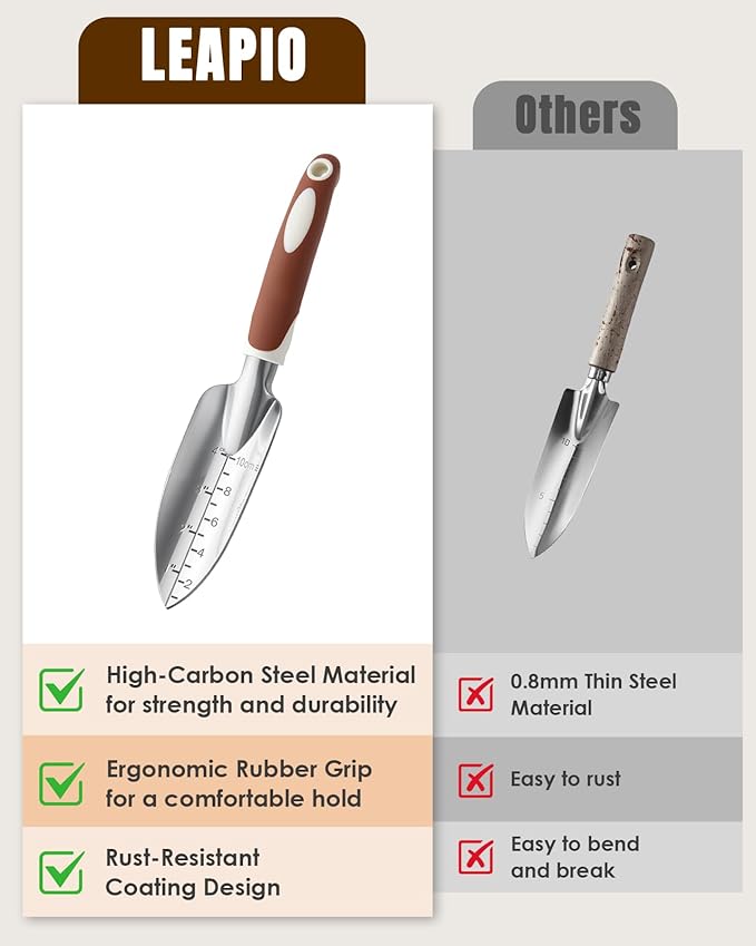 Gardening Gifts for Women Men 12PCS Heavy Duty Garden Tools Set with Large Garden Bag and Gloves Pruning Shears Unique Birthday Easter Gardening Gifts for Mom Dad Boyfriend Planting Lovers