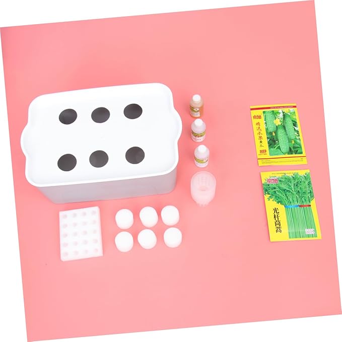1pc Hydroponic Planting Box for Vegetables and Fruits Automatic Soil Growing Machine Silent Design for Indoor and Balcony Use High Budding Rate Dense