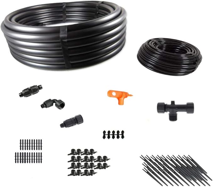Gravity Feed Drip Irrigation Kit for Dirty Water - Kit Size : Standard