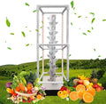 Hydroponic Tower Growing sytem 15 Layer 45 Holes Indoor hydroponic Grow System with Led Grow Llight Vertical Grow Tower Sites with Pump and Movable Water Tank for Herbs Fruits and Vegetables