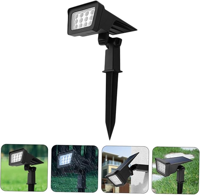 Homoyoyo Solar Powered Lawn Light Outdoor Lamp for Garden Pathway and Landscape Decoration Unique Design for Walkways Yards and Patios