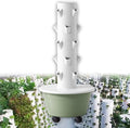 Patio Grow ColumnHydroponic Growing Systems Vertical Hydroponic Tower with Controller Garden Hydroponic Towerfor Indoor and Outdoor Use A(28Pots)