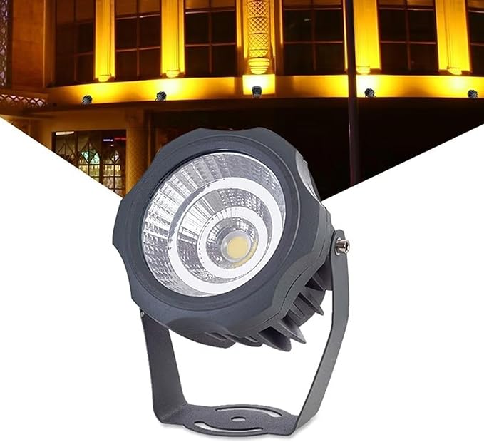 COB Floodlights - LED Beam Lights AC220V Rotation Landscape Spotlight IP65 Outdoor Waterproof Spotlight COB Tree Lighting Lamp for Villa Courtyard Lawn Lighting(Warm Light30w)