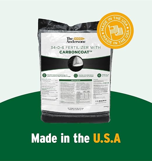 The Andersons Professional-Grade 34-0-6 Fertilizer with CarbonCoat (18 lb. Bag)