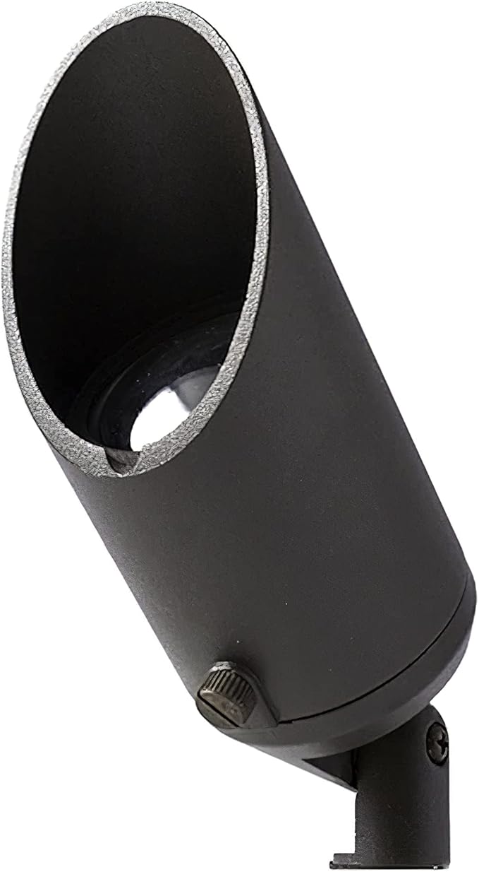 PRO-Trade Outdoor Spotlights - Premium Outdoor Landscape Lighting for Driveways Security and Landscaping - Adjustable Waterproof Weatherproof Wired Cast Aluminum Metal LED Area Lights (Bronze)