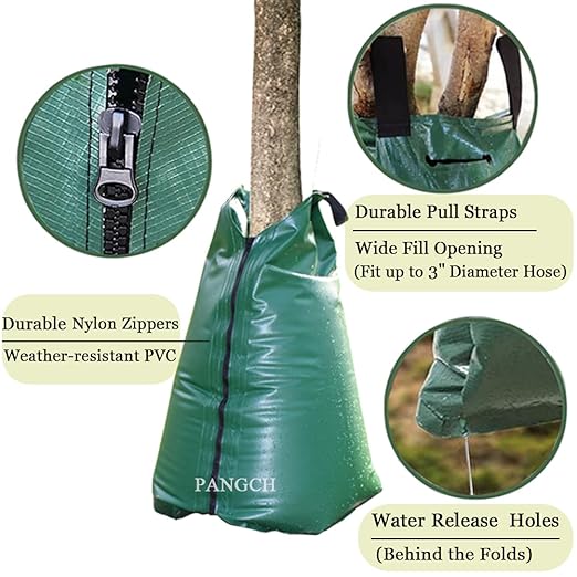 Tree Watering Bag 20 Gallon Slow Release Tree Watering Bags-Drip Irrigation Bag for Newly Planted or Established Trees (3 Pack)