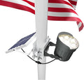 Ofuray Solar Flag Pole Light OutdoorDimmable Brightest Flag Pole Light Solar Powered American Flag Coverage Led Solar Flag Pole Lights Outdoor Dusk to Dawn fit 1.5''-4'' Flagpole for House
