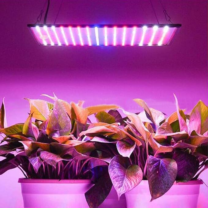 LED Grow Light 1000W 225 LED Ultra Thin Light Weight Easy to Install Red Light