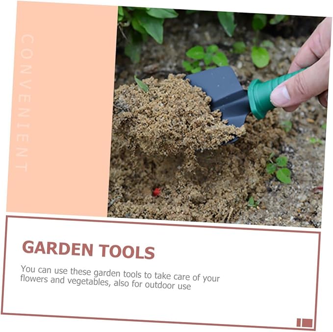 Garden Shovel and Rake Tool Set with Pruning Shears 5pcs Stainless Steel Gardening Tools Kit with Portable Carrying Case for Outdoor Planting and Flower Care