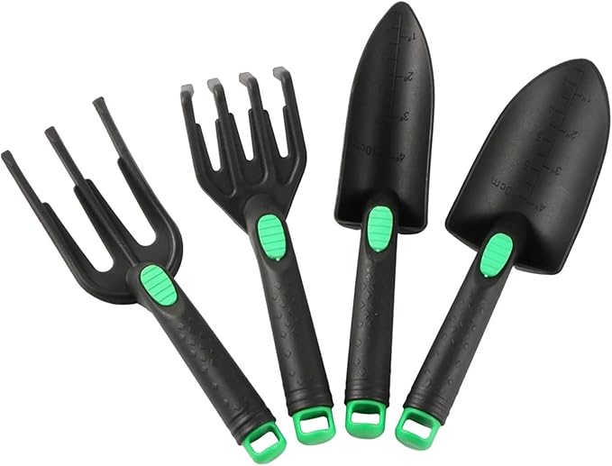 4Pcs Garden Shovel Tool Set for Planting Flowers Shoveling Potted Plants