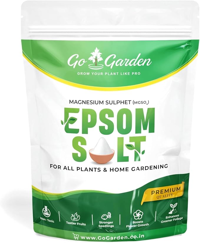 Go Garden Epsom Salt Magnesium Sulphate for Plant Growth - 400 GMS Powder
