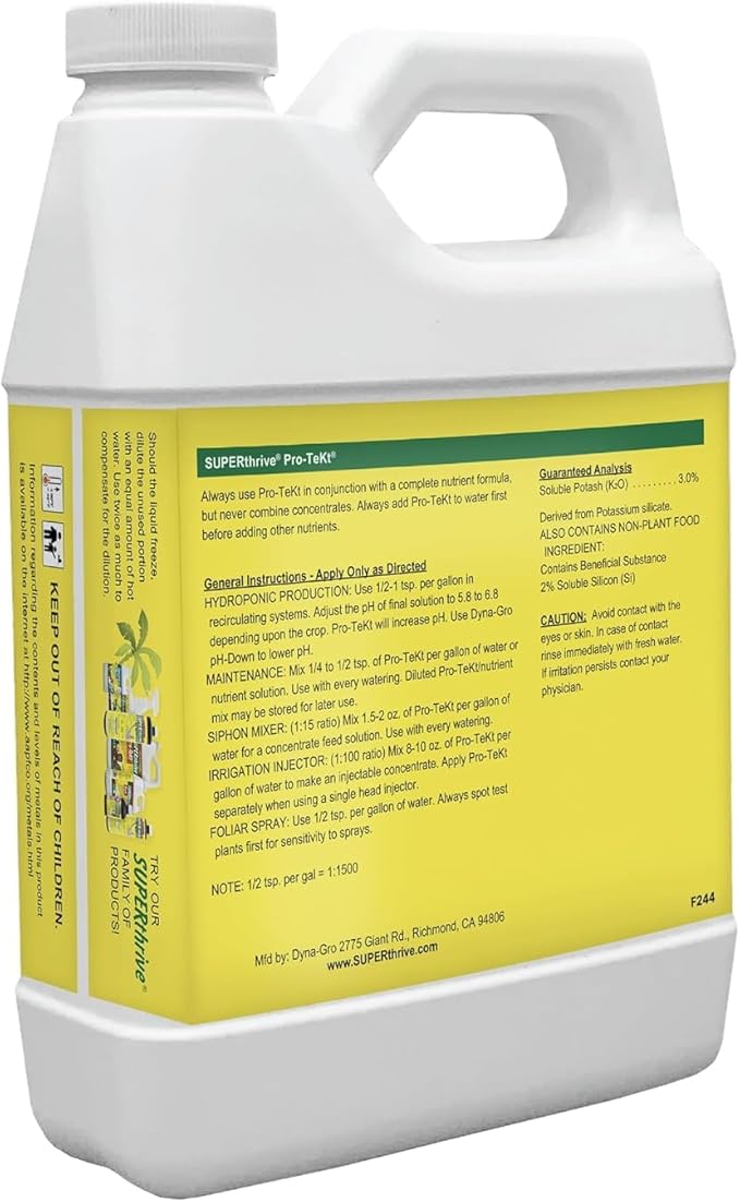 Dyna-Gro® Pro-Tekt® 0-0-3 Silicon Supplement for Plants 1 qt