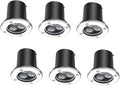 3W Waterproof LED Landscape Lights - Round Recessed Spotlights for Path Deck and Yard Stainless Steel Underground Lighting Red (Warm White 3W IP67)