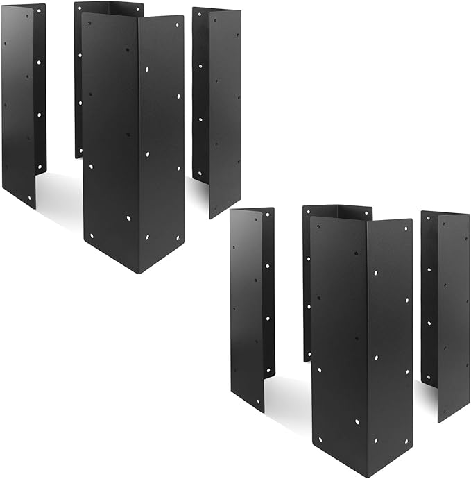 Set of 8 Raised Garden Bed Corner Brackets with Screws for 20-24 Bed Rust Resistant Raised Bed Corners and Metal connectors 11 x 3 x 3 for Garden Vegetable Planter