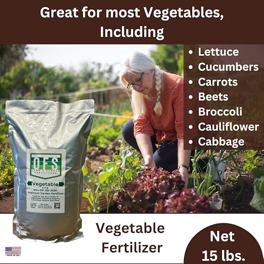 Vegetable Garden Fertilizer 4-7-9 NPK 15 lbs with Calcium and Micronutrients