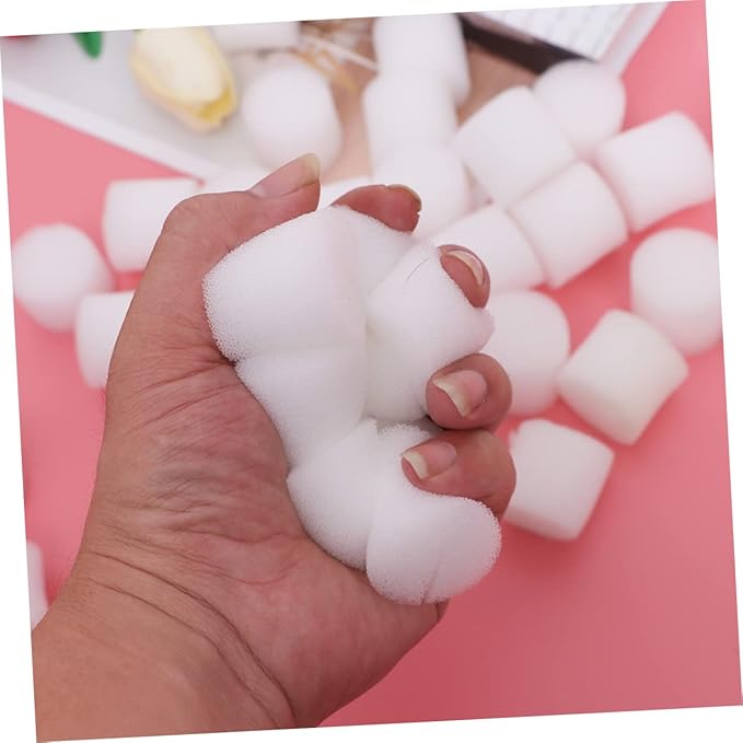 Mipcase 300pcs Maximize Your Garden Space Hydroponic Sponges Moisturized Growing Sponges Gardening Tools Soilless Cultivation